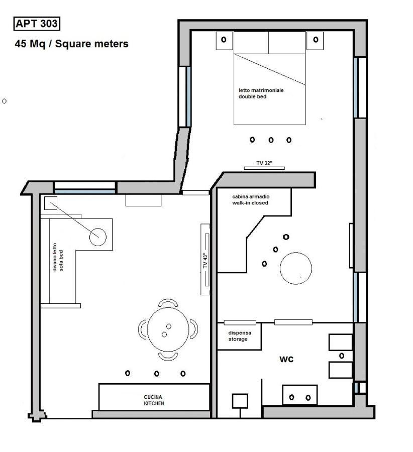 Hnn Luxury Apartments Genoa Bagian luar foto